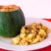 Gefüllte Zucchini mit Cottage Cheese