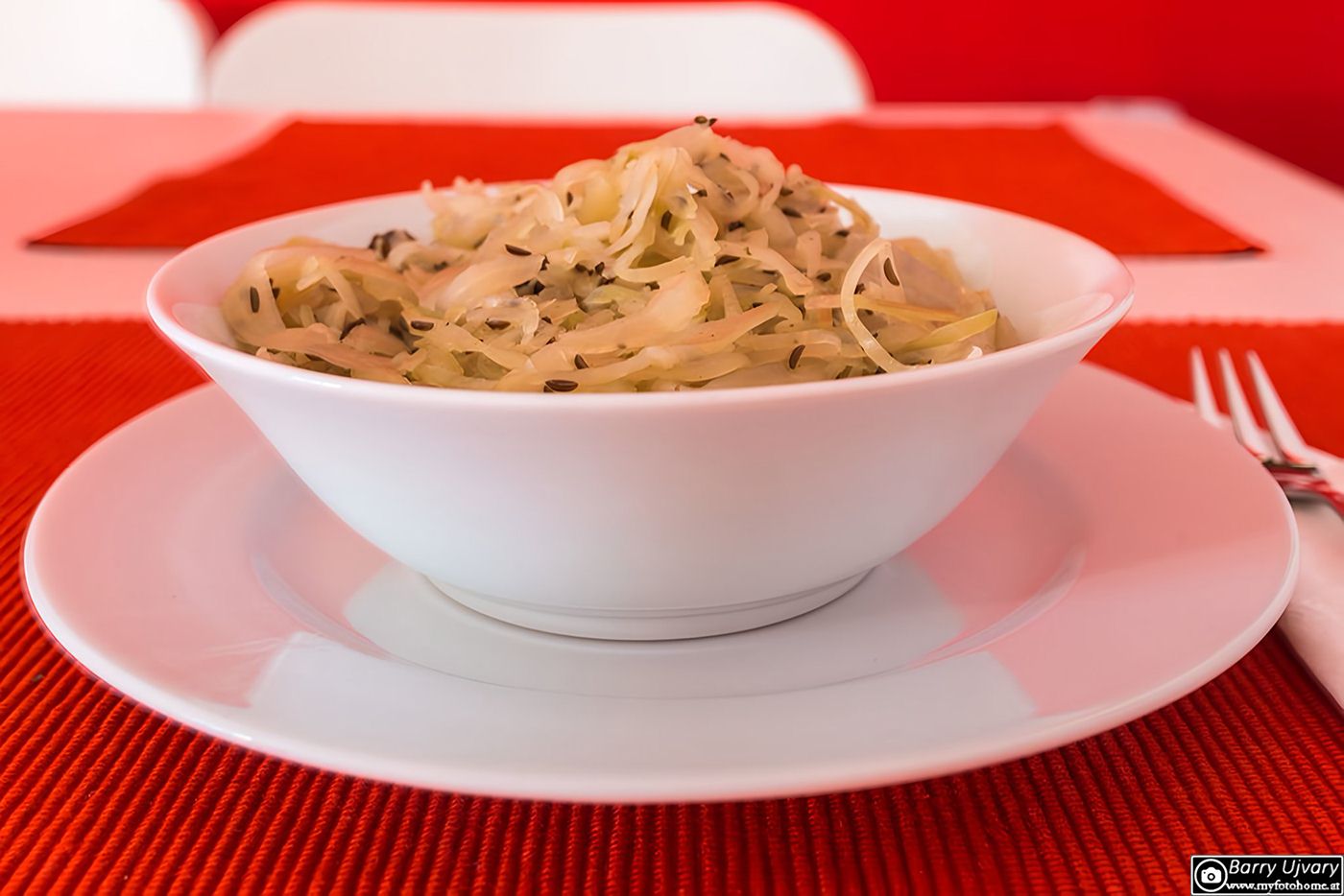 Krautsalat mit Speck