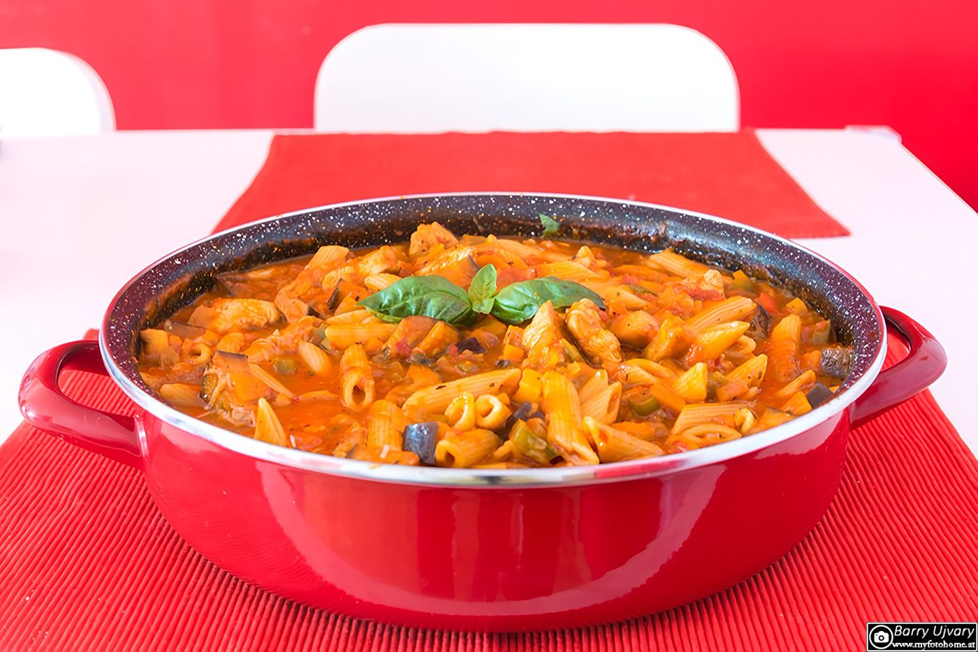 Penne-Eintopf mit Pute
