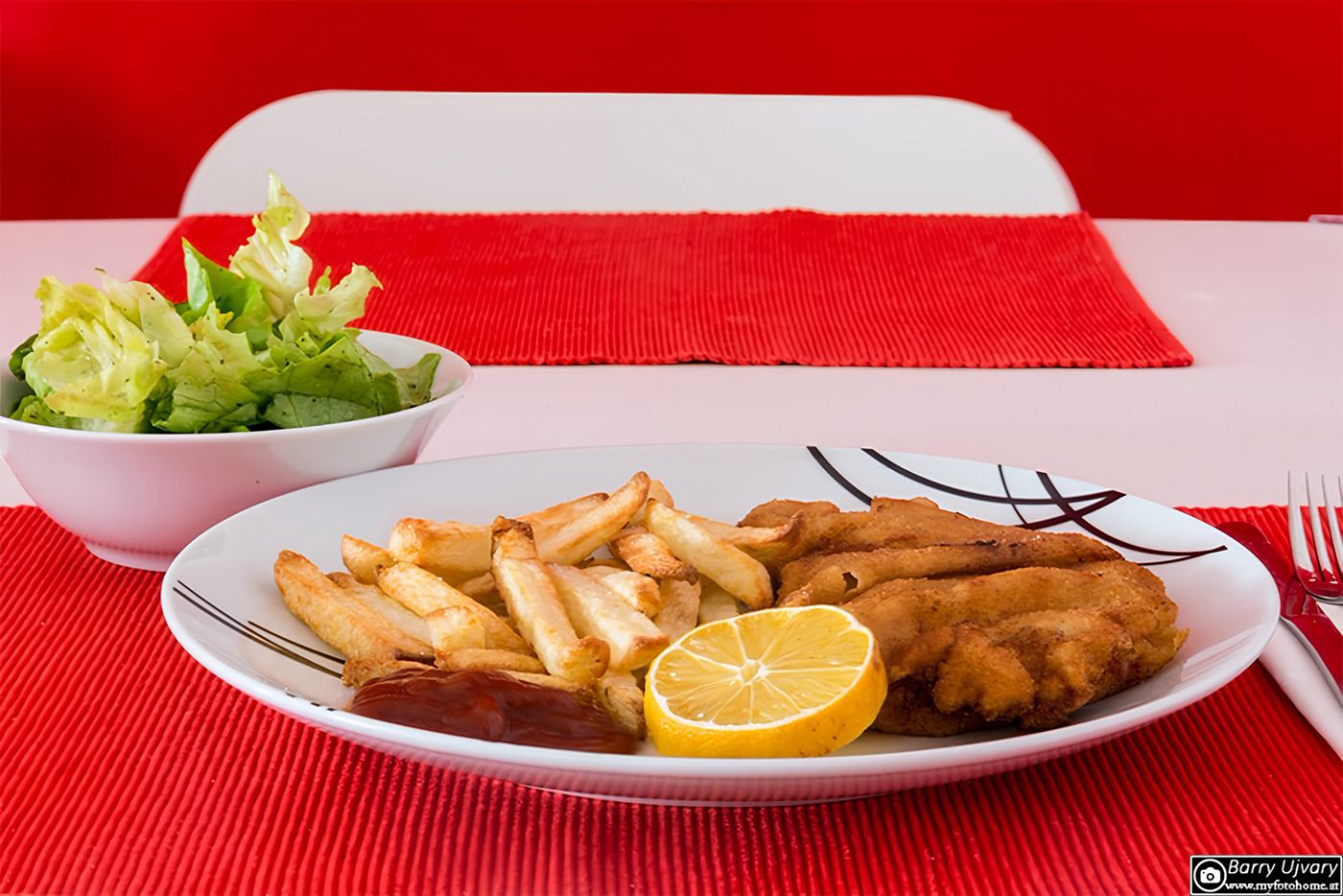 Wiener Schnitzel mit Pommes Frites