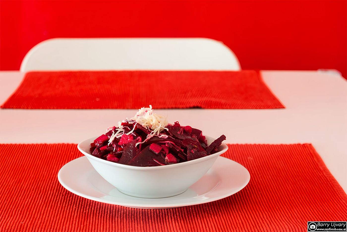 Roter Rübensalat mit Apfel