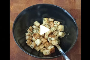 Read more about the article Kräuter Knoblauch Croutons @kochen4you.at