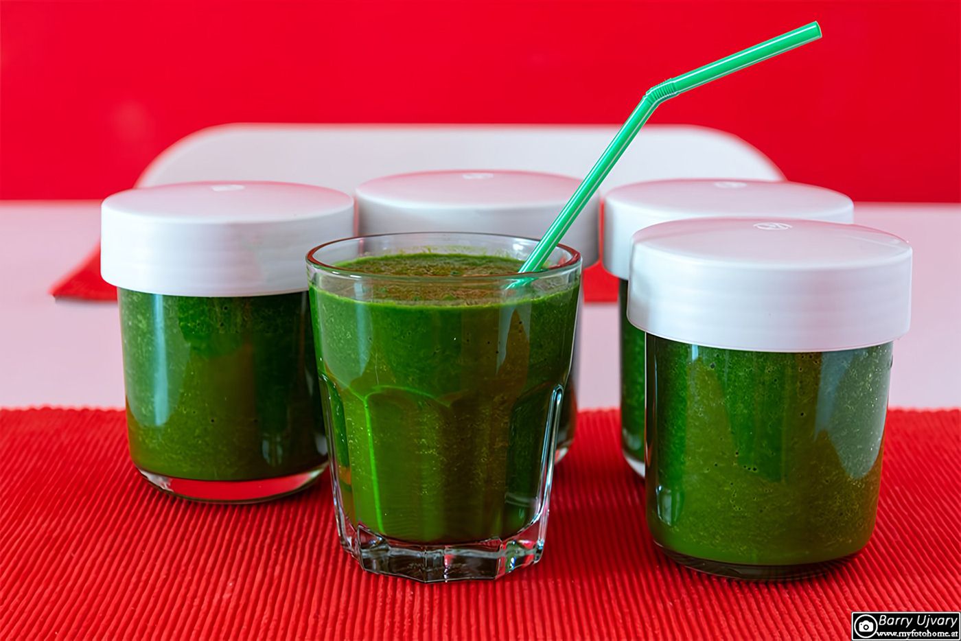 Blattspinat Gurken Smoothie