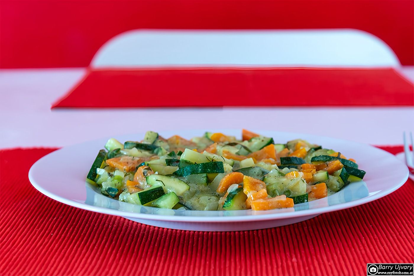 Zucchini-Karottengemüse