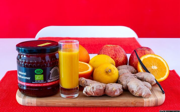 Ingwer-Obst Shot