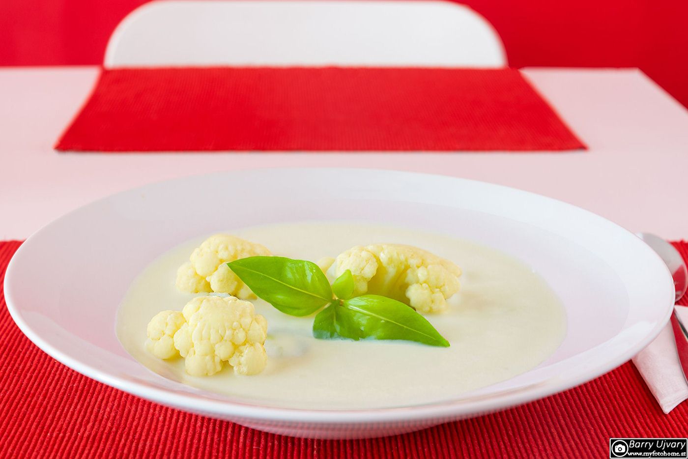 Karfiol-Mango-Kokossuppe