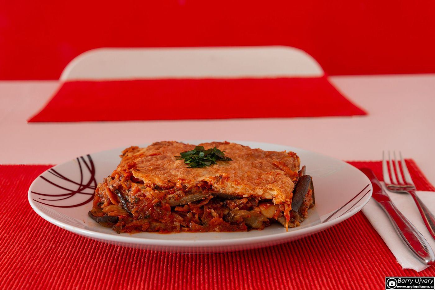Melanzani-Erdäpfel Lasagne