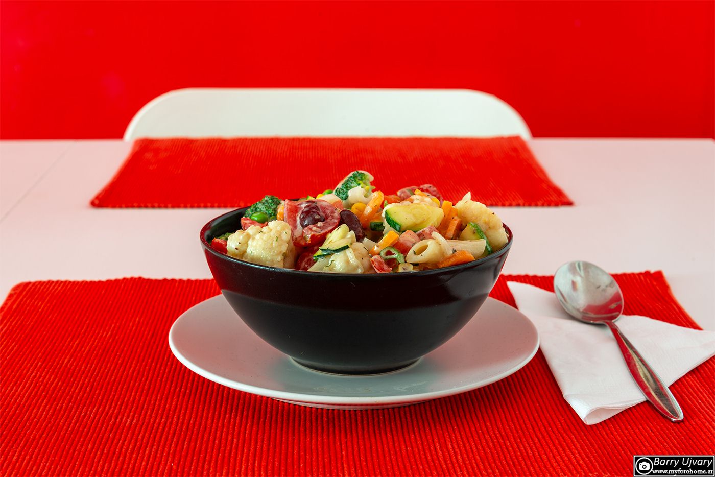 Gemüse-Teigwaren Salat