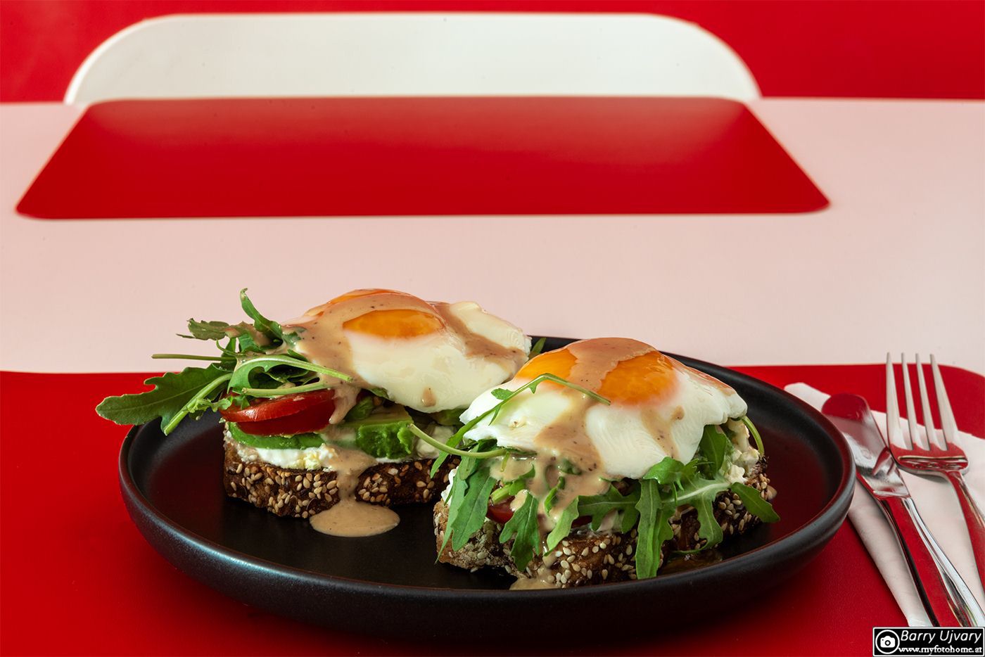 Avocado-Rucola Brot